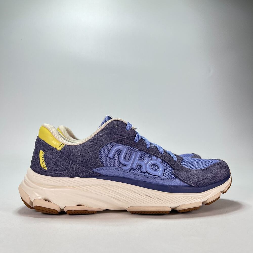 Rykä Devotion X Max Purple Yellow Classic Walking Sneakers Shoes Womens Size 10M